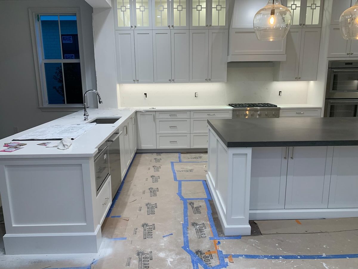 Custom kitchen cabinets built and installed by Supreme
