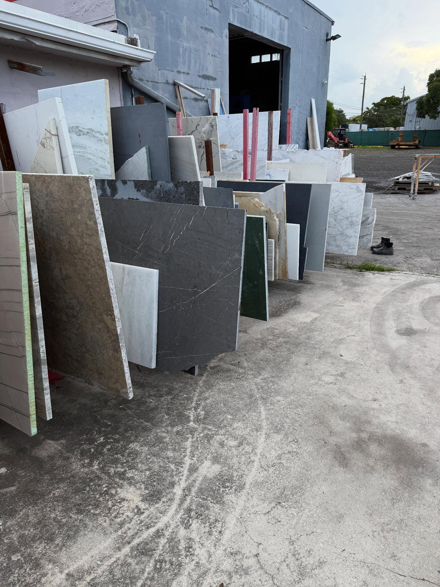 Supreme Marble & Granite slab yard in Pompano Beach
